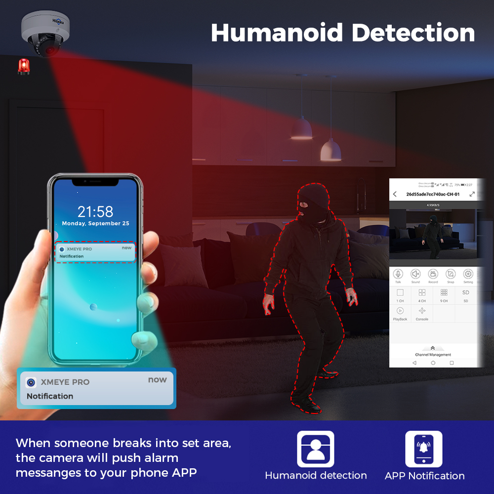 5MP POE Взрывозащищенность IP H.265
