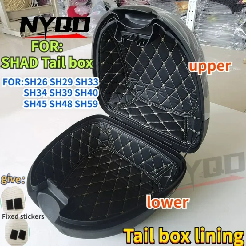 Para SHAD SH59X SH26 SH29 SH33 SH34 SH39 SH40 SH45 SH48 funda trasera maletero almohadilla de revestimiento caja de equipaje contenedor interior almohadilla de forro