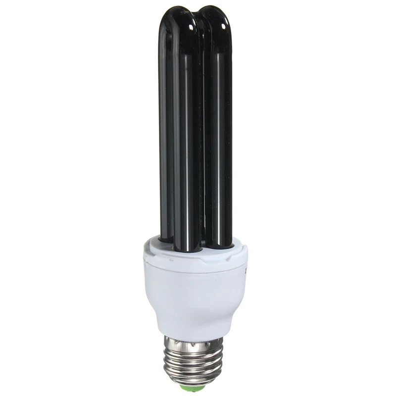 15W 20W 30W 40W E27 UV Light Bulb AC220V  Straight Low Energy Ultraviolet Fluorescent Black Light CFL Violet  Detection Lamp