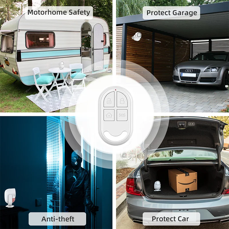CPVAN 433MHz Wireless Remote Controller For Our CP2 pro CP2W CP8 CP10 Home Burglar Security Alarm System