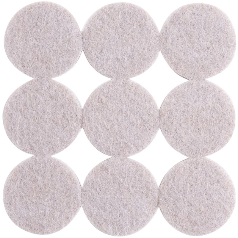 20mm Filz Stuhl Bein Pads 5mm Dicken Boden Scratch Protector Mat Stumm Nicht-slip Selbst Klebe DIY möbel Zubehör