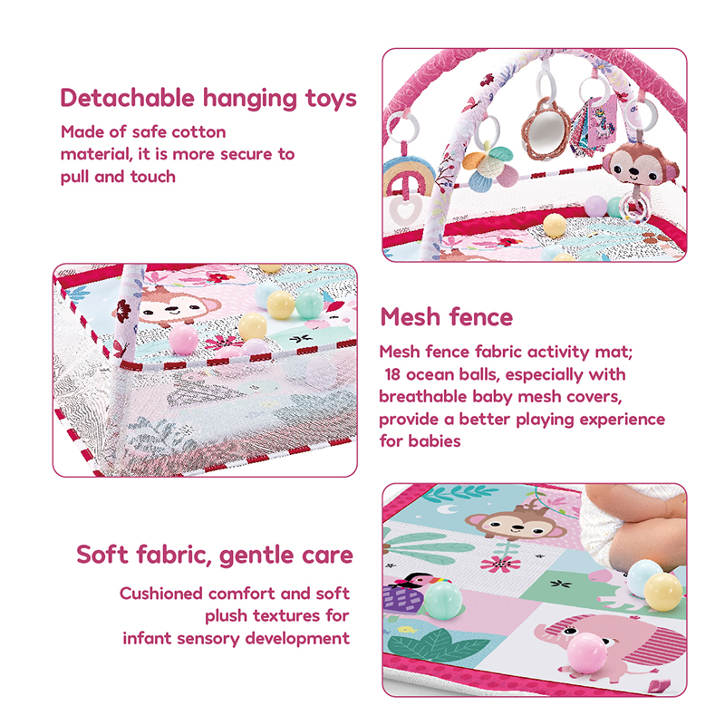 ベビーフィットネスフレームおなかタイムクロールゲームブランケットベビープレイジム早期教育フェンスクロールマットベビープレイマット0-36ヶ月