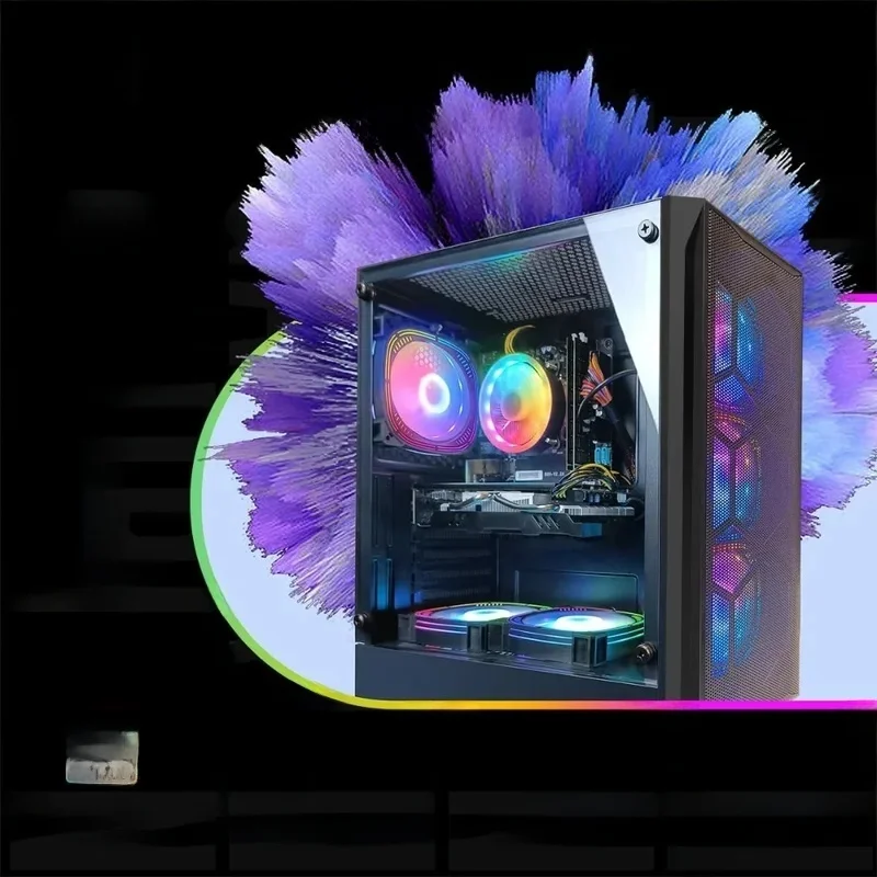 HOME.HOME.PC desktop da gioco, Radeon RX 580 8G GDDR5, Core i7 fino a 3,9G, 16G RAM, SSD 1T