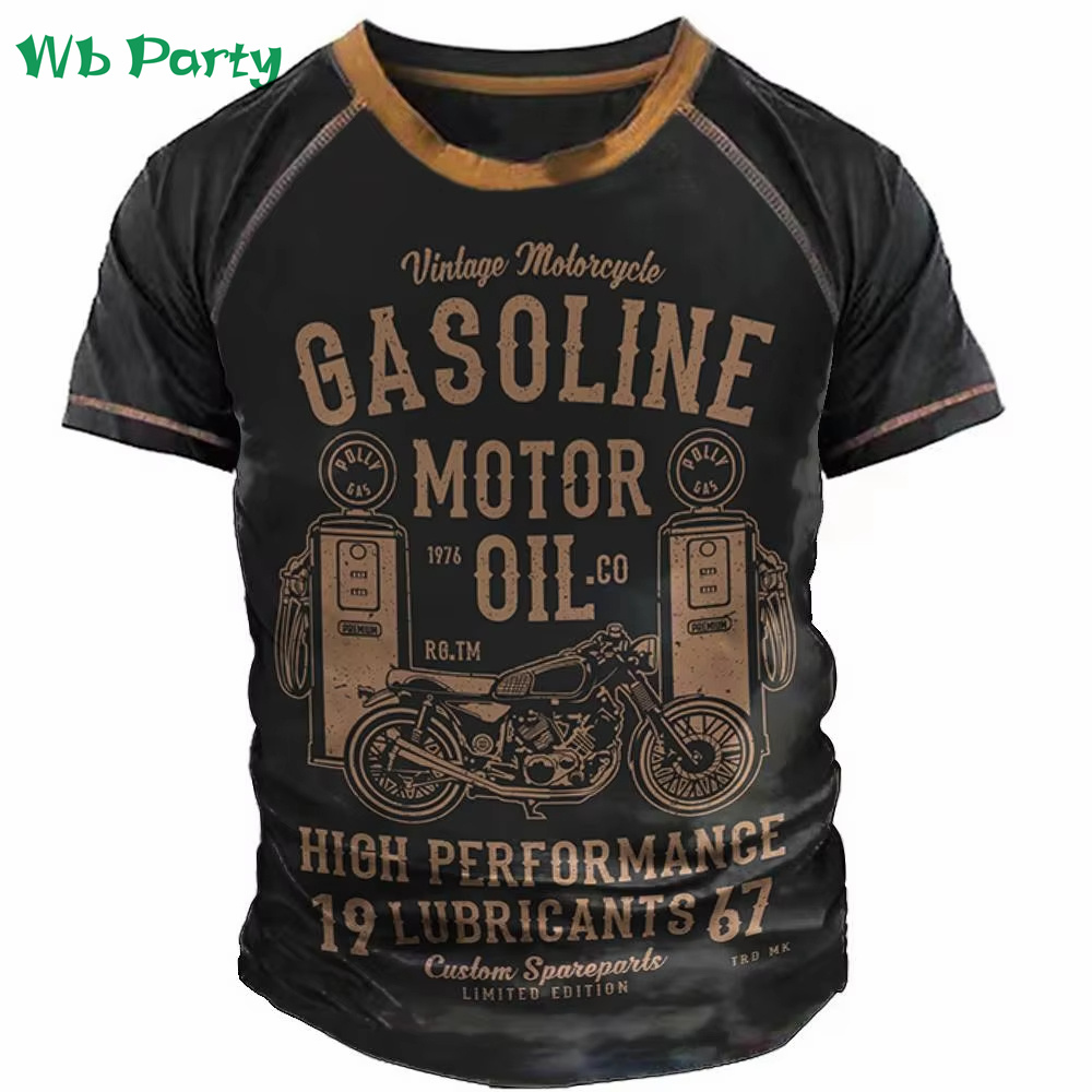 Camisetas deportivas de motocicleta para hombre, ropa con estampado 3D a la moda para hombre, camiseta de manga corta, camiseta de gran tamaño para verano, camisetas de motociclista