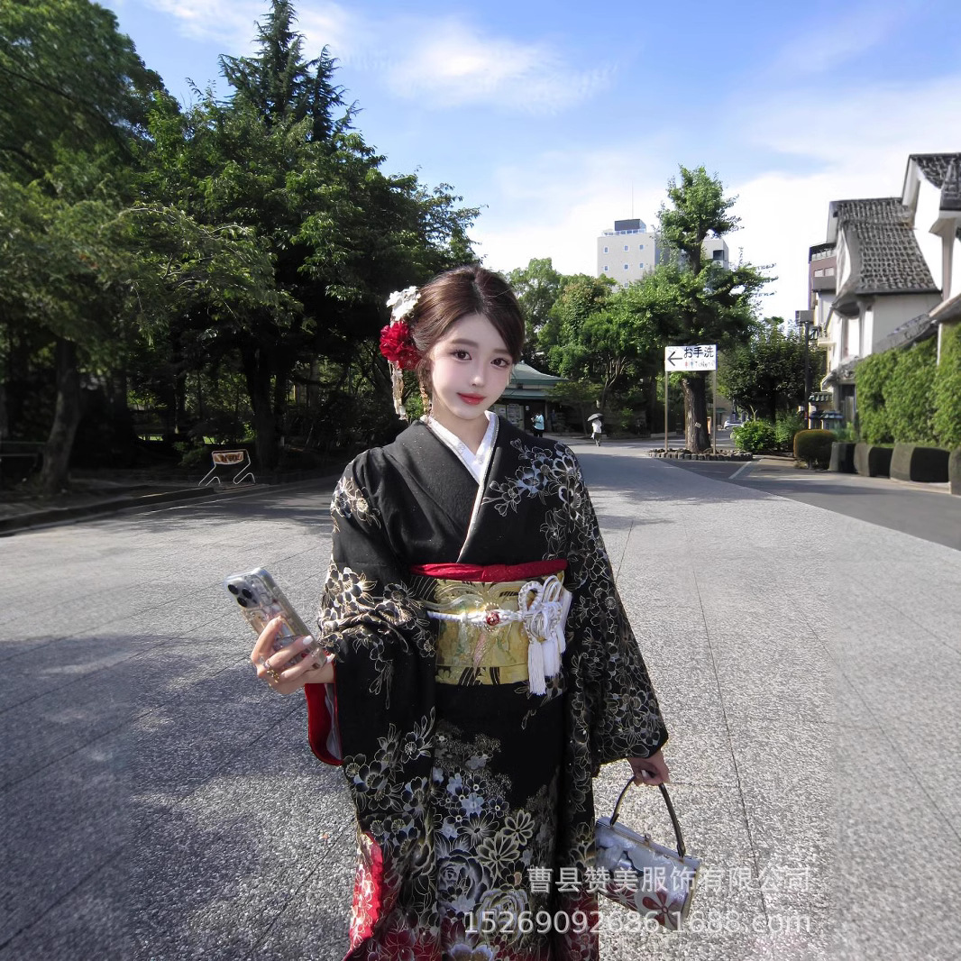 Новая одежда для девочек-богов и дочери под мирном, японская традиционная ретро японская улучшенная одежда для фотографий