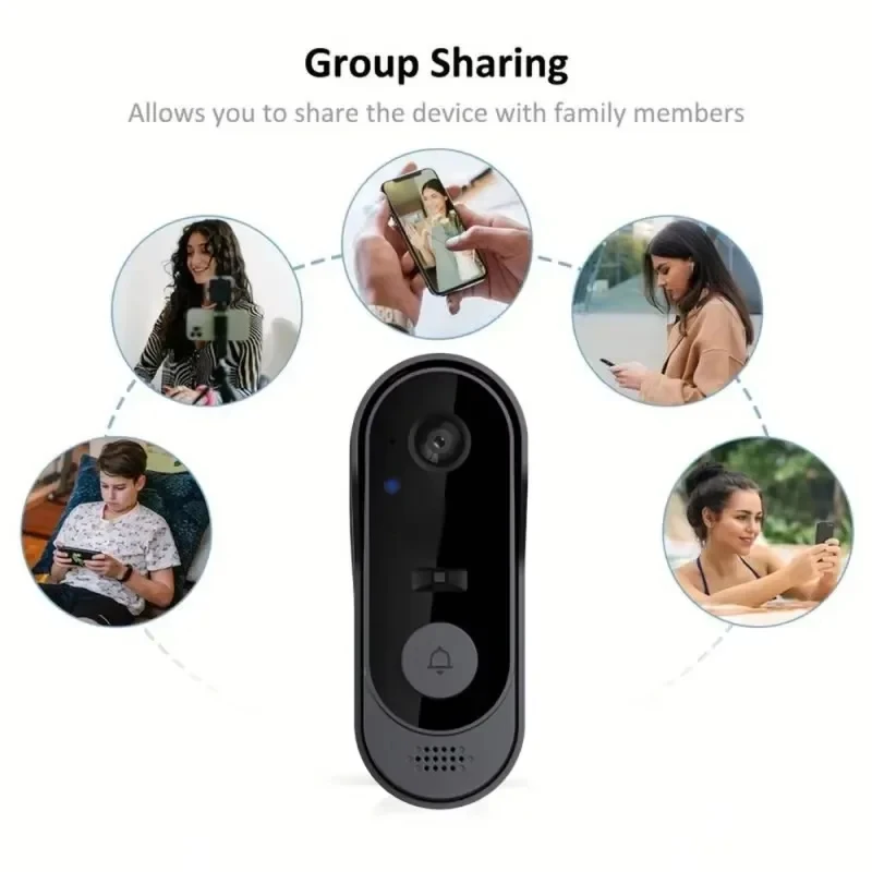 Tuya WIFI Kamera Türklingel HD Video Intercom Outdoor Drahtlose Wasserdichte Türklingel Sicherheit Schutz IR Nachtsicht Smart Home