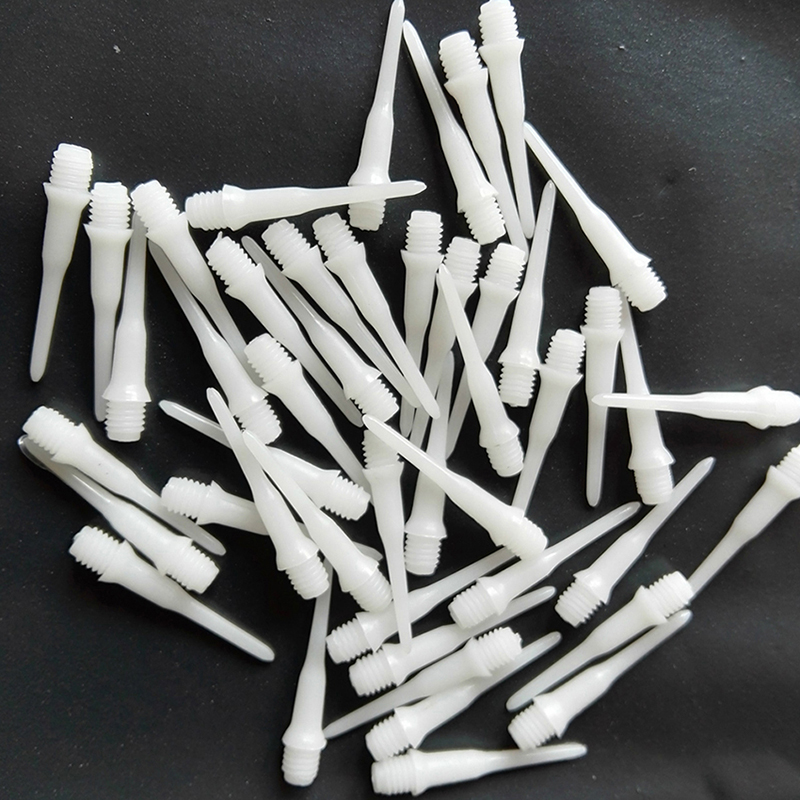 50PCS Soft Plastic Tips Points Needle Replacement White Parts New Safety Plastic Head Accessories