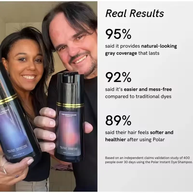 O mais recente shampoo para colorir rapidamente o shampoo natural com fórmula vegetal não danifica o controle do óleo, nutrição, natural, de longa duração