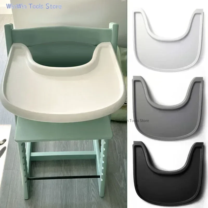 Pour la croissance chaise assiette à manger bébés chaise à manger Table à manger assiette ABS chaise haute plateau enfants accessoires