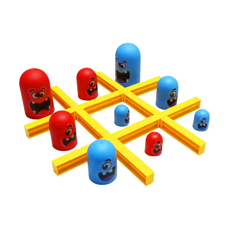 Tic Tac Toe Big Eat Small Gobble Board Game Parent-Child Interactive Educational Toys For Kids Christmas Gifts Tic Tac Toe Game