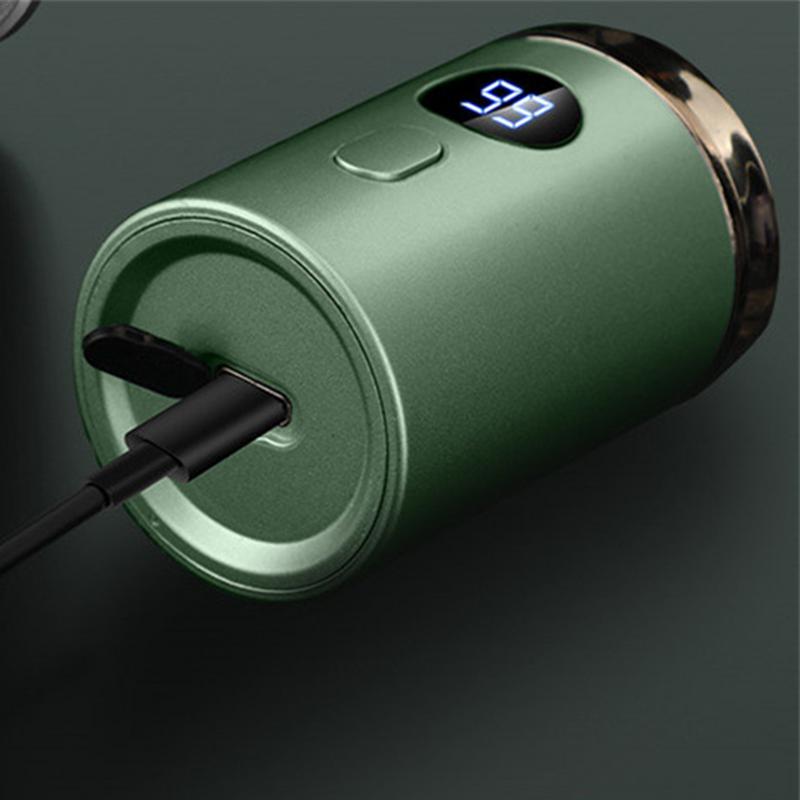 Small Electric Shaver Travel-Sized Beard Trimmer with Digital Display Face Shaving Kit Rechargeable Face Shaver for Dad