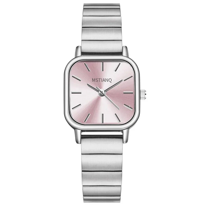 Reloj de pulsera de acero inoxidable 2025, Reloj de cuarzo de lujo para Mujer, Reloj de pulsera versátil de moda informal, Reloj de pulsera para Mujer