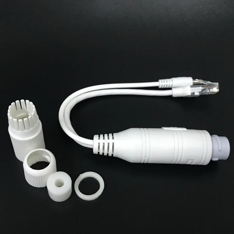 Cable divisor impermeable IEEE802.3af, módulo de fuente de alimentación, separador de 12V, 15,4 W, 48V
