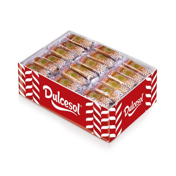 Dulcesol-Bolo Esponja Bêbado com Chocolate, 2,4kg Caixa, embalada individualmente