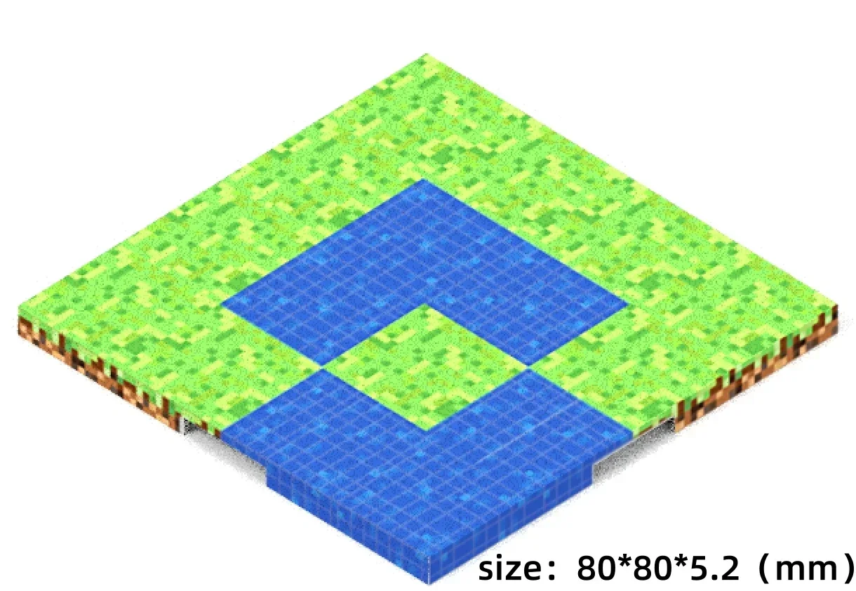 Magnetic world แผ่นฐานแม่เหล็ก Building block บล็อกแม่เหล็กหลากหลายตรงกับเด็กชายและเด็กหญิงเด็กปริศนาของเล่นแม่เหล็ก