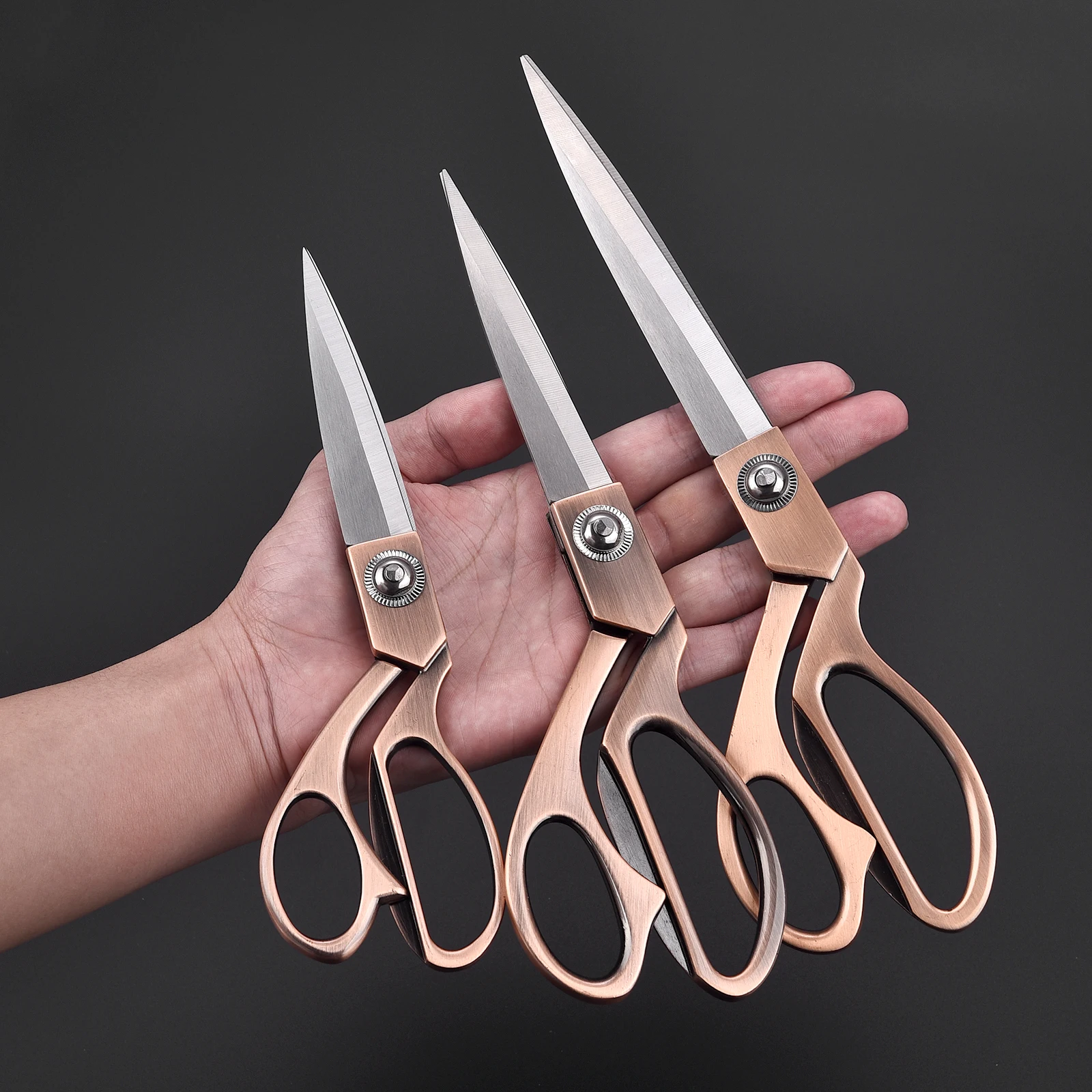 Schneider Schere Nähen Schere Stoff 8/9,5/10,5 zoll Edelstahl Schere Nähen Werkzeug Kleidung Cutter Schere Nähen liefert