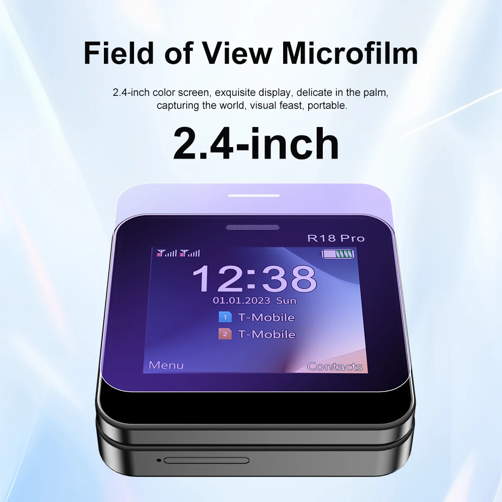 SERVO R18 PRO 2G หมุนหน้าจอโทรศัพท์มือถือไฟฉายคู่ Dual SIM Card วิทยุ FM Speed Dial Slider โทรศัพท์มือถือ 2.4" หน้าจอ