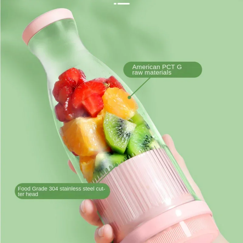 Portable Blender USB Rechargeable Mini Juicer Blender Personal Size Kitchen blenders for Juices Shakes and Smoothies
