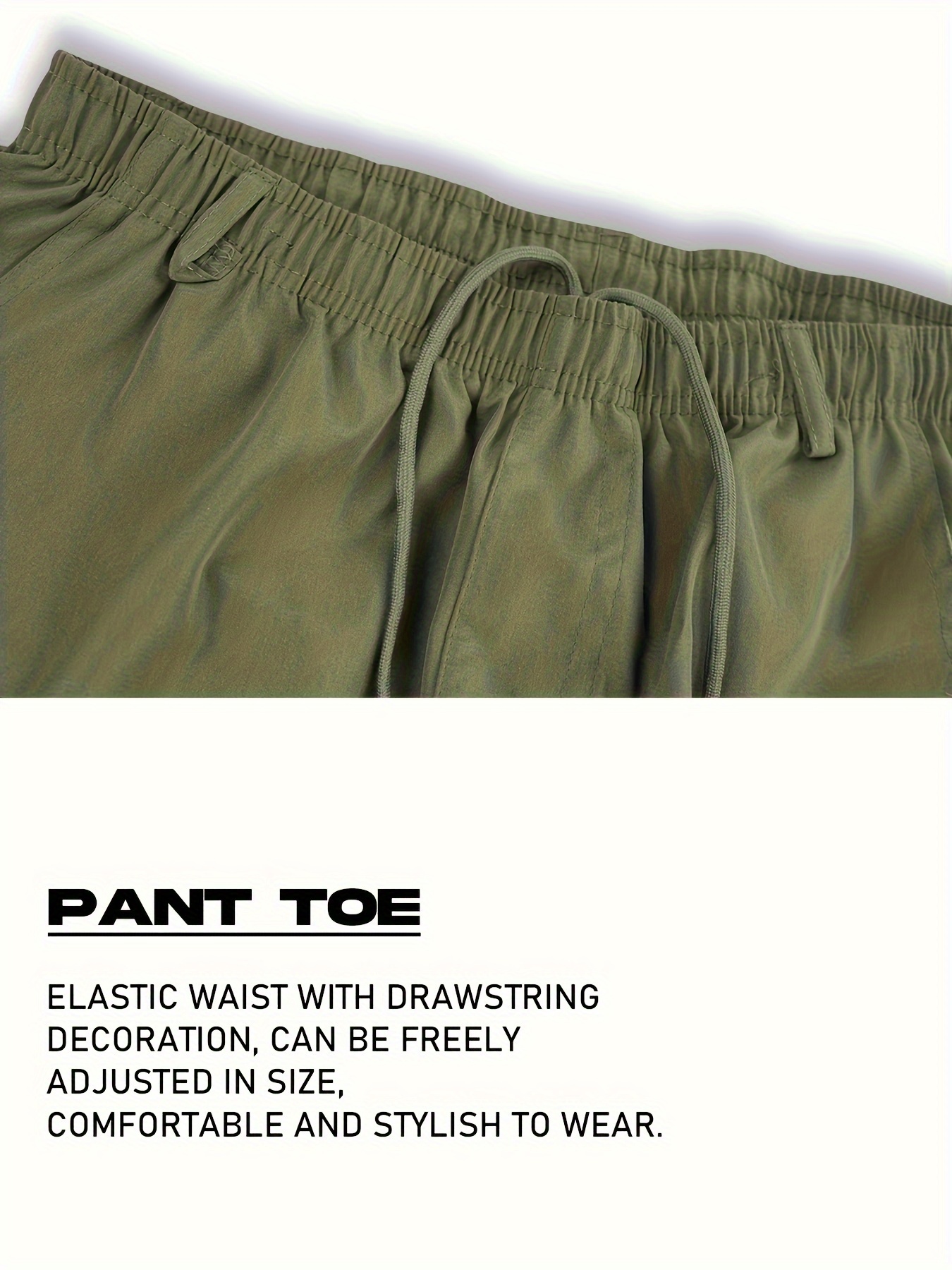 Nuevos pantalones cortos de trabajo para hombre para descanso y trabajo, pantalones geniales con cinco bolsillos grandes, cintura elástica, ropa deportiva para hombre