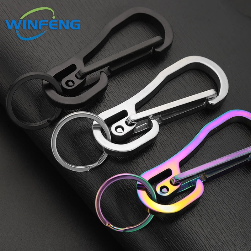 High Quality EDC Tools Keychain Portable Self Defense Stinger Keyring Outdoor Camping Emergency Survival Whistle Key Chain