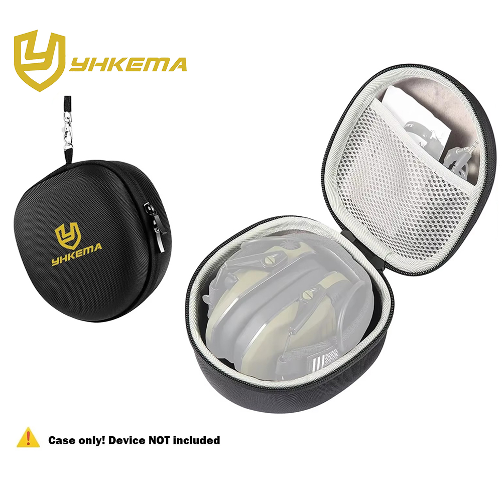 YHKEMA Hard Storage Travel Case for HL Impact Sport Sound Amplification Electronic Shooting Earmuff