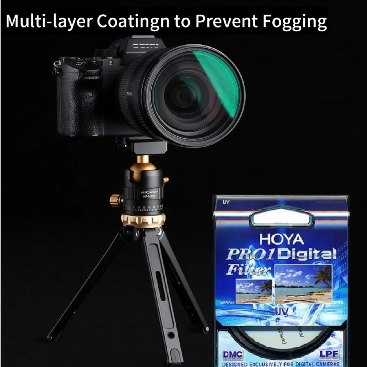 HOYA UV Filter DMC Pro 49 52mm 55mm 58mm 62mm 67mm 72mm 77mm 82mm Slim Frame Digital Multi Coated Anti-Glare Blue Light Filters