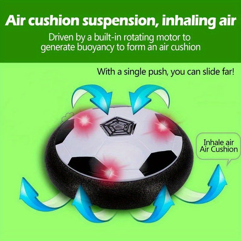 Jouet de football à lévitation coussin d'air ballon de football en mousse flottante garçon jouet enfant 3 à 6 ans enfants lévitation jouets de football suspendus