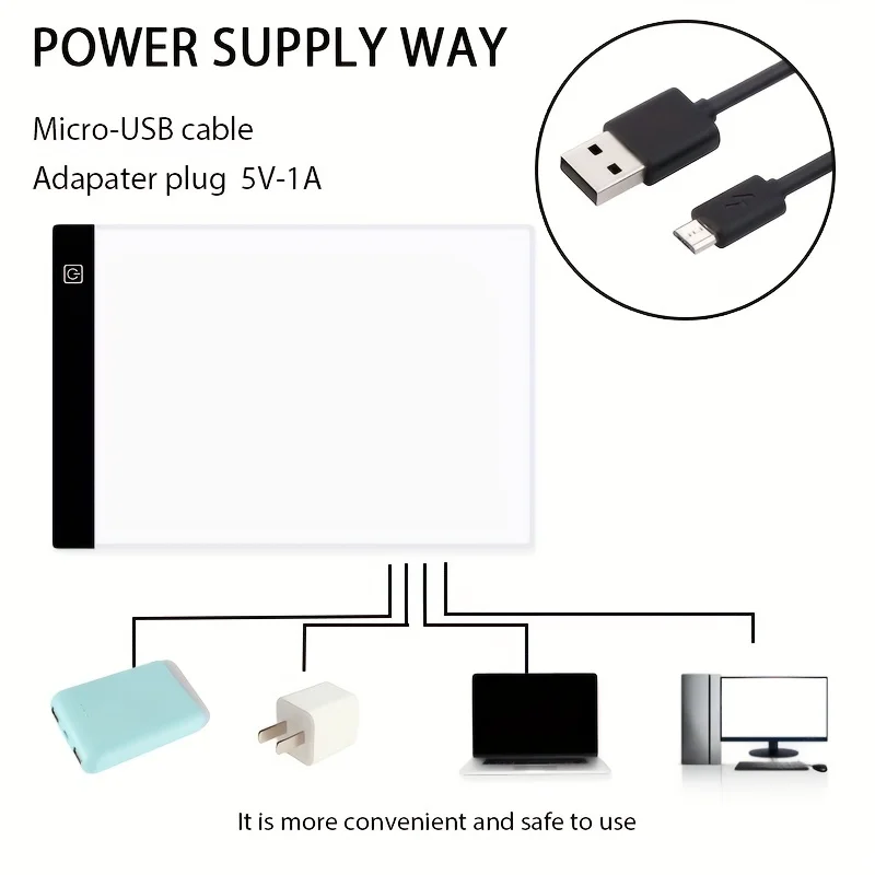 LED วาด Copy Pad ตารางภาพเคลื่อนไหวภาพวาดของเล่นเพื่อการศึกษา 3 ระดับ Dimmable BOARD ของขวัญปรับ Notepad สําหรับเด็ก