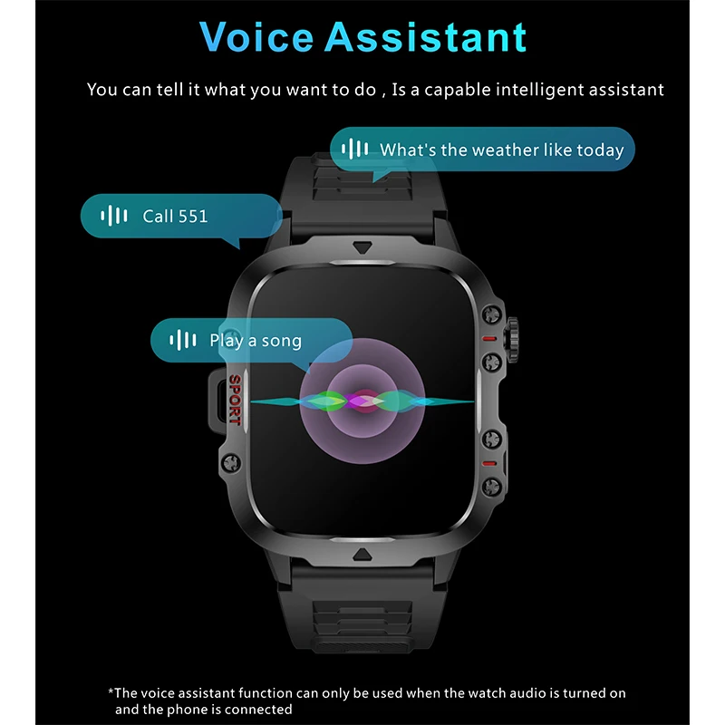2024 neue Robuste Militärische GPS Smart Uhr Männer AMOLED HD Bildschirm Herzfrequenz Bluetooth Anruf Wasserdichte Outdoor SmartWatch Für Xiaomi