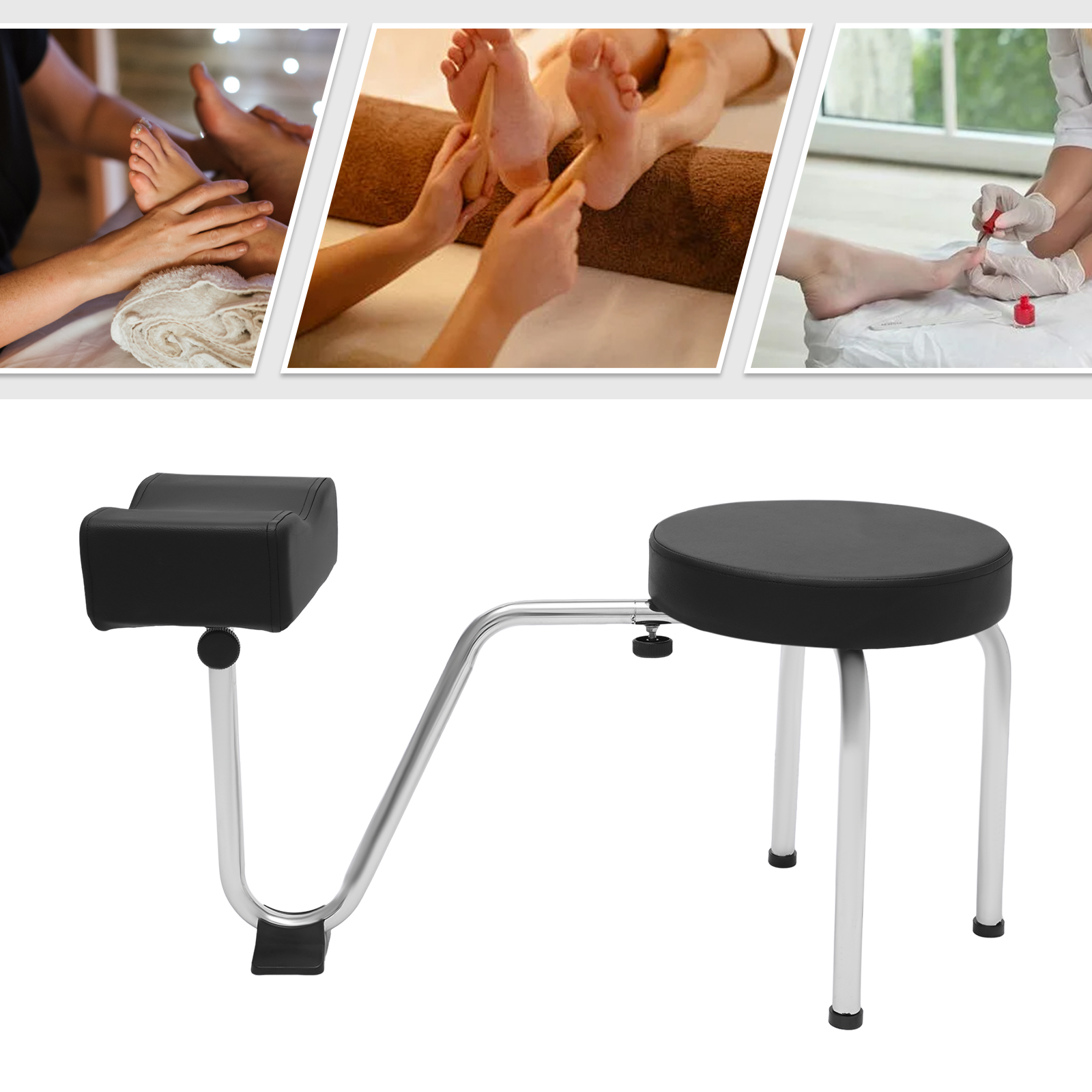 Pediküre Hocker Stuhl Schönheit Salon Lift Hocker Verstellbare Fußstütze Nagel Bank Tech Spa Schönheit Salon Studio Ausrüstung Liefert