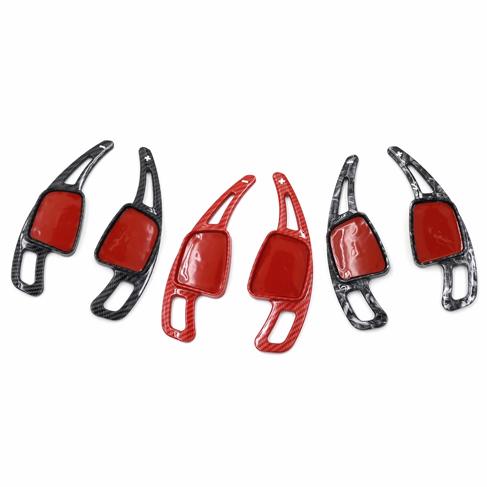 1 Pair Car Steering Wheel Shift Paddle Shifter Extension For Audi A3 A4 A5 S3 S4 S5 SQ5 SQ7 Q2 Q3 Q5 Q7 TT TTS