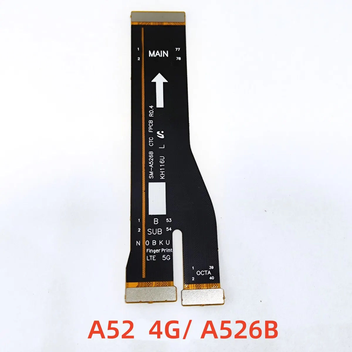Main Motherboard Connector Board Ribbon LCD Display Flex Cable For Samsung Galaxy A52S A52 A526U A526B A528B 4G 5G