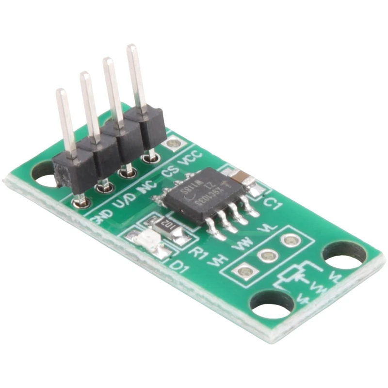 X9C103S Digital Potentiometer Module New Green PC+Metal 100K 100Th Order Digital Potentiometer Circuit
