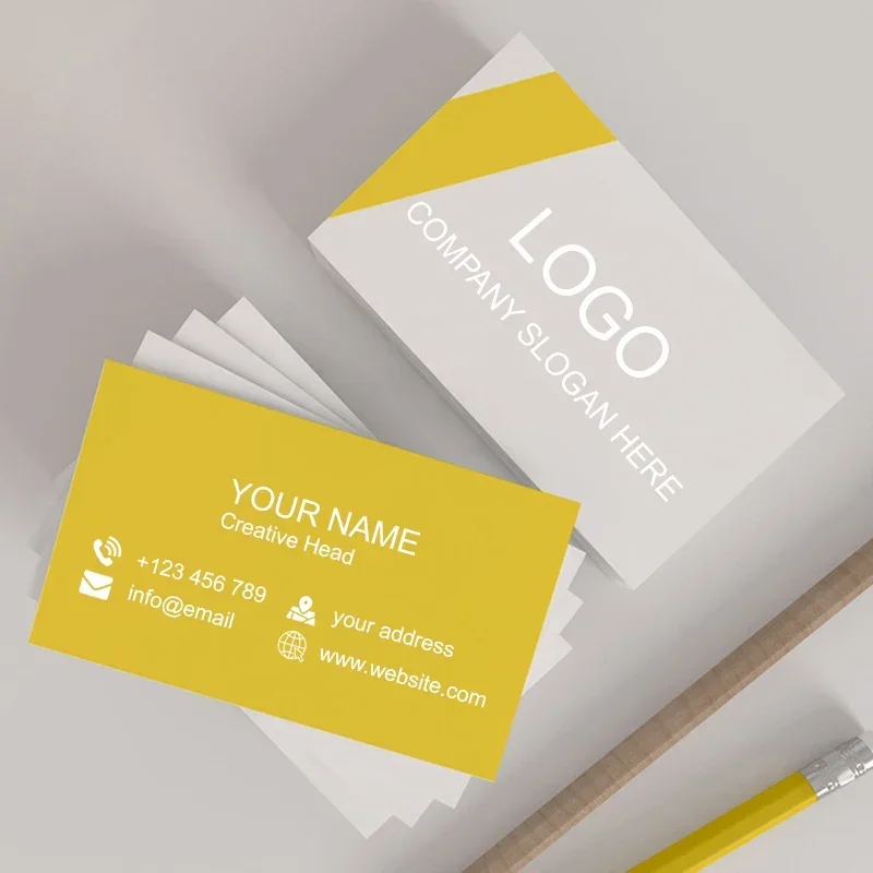 100PCS Cheap Customized Full-color Double-sided Printing Business Card 300GMG Paper