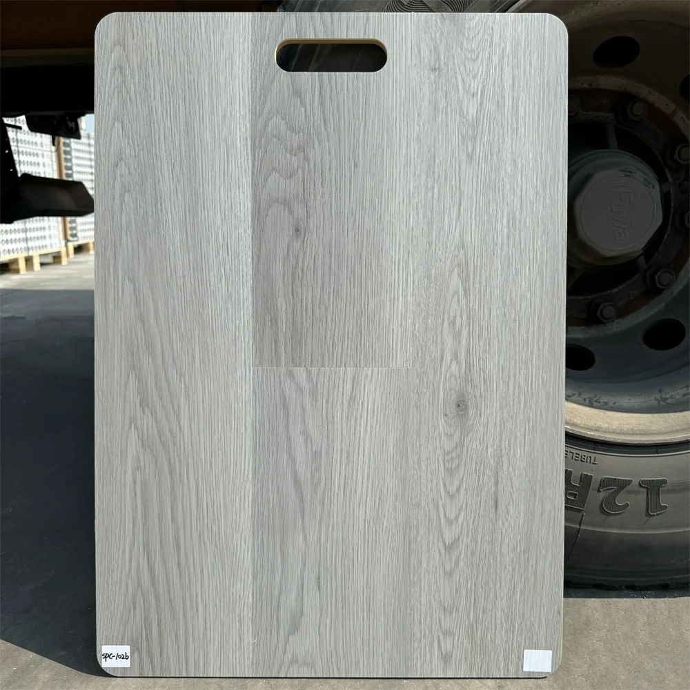 Customized 4mm 5mm SPC Click Floor Fireproof Waterproof PVC Vinyl Piso Durable 5mm SPC Flooring Office 8mm Wear Layer Indoor Use