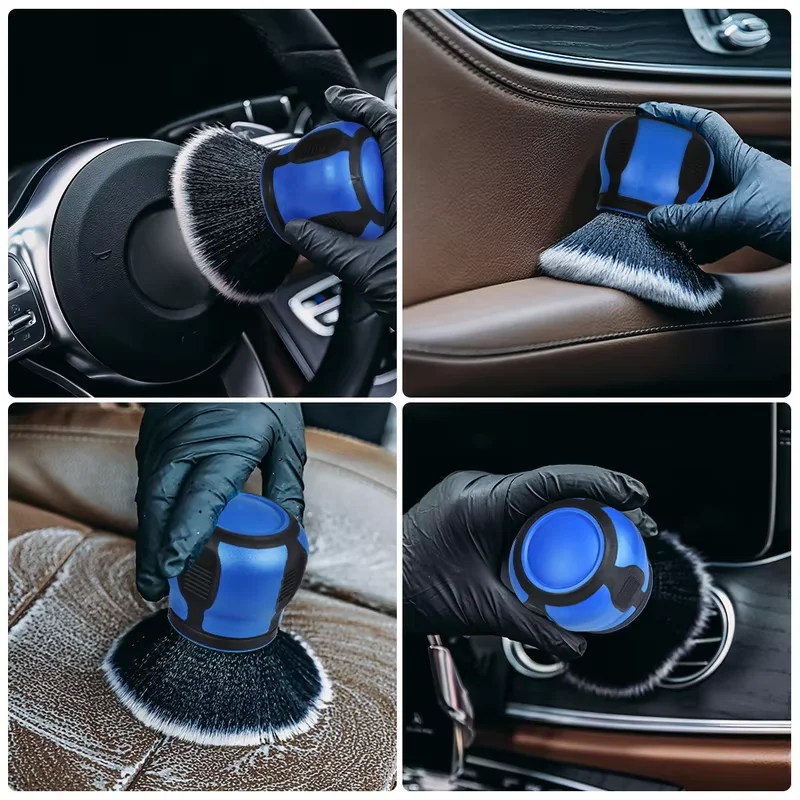 1PC รายละเอียดรถแปรงภายในรถยนต์แปรงขนแปรงนุ่ม Air Vent ฝุ่นรายละเอียด Dusting เครื่องมือทําความสะอาดรถยนต์