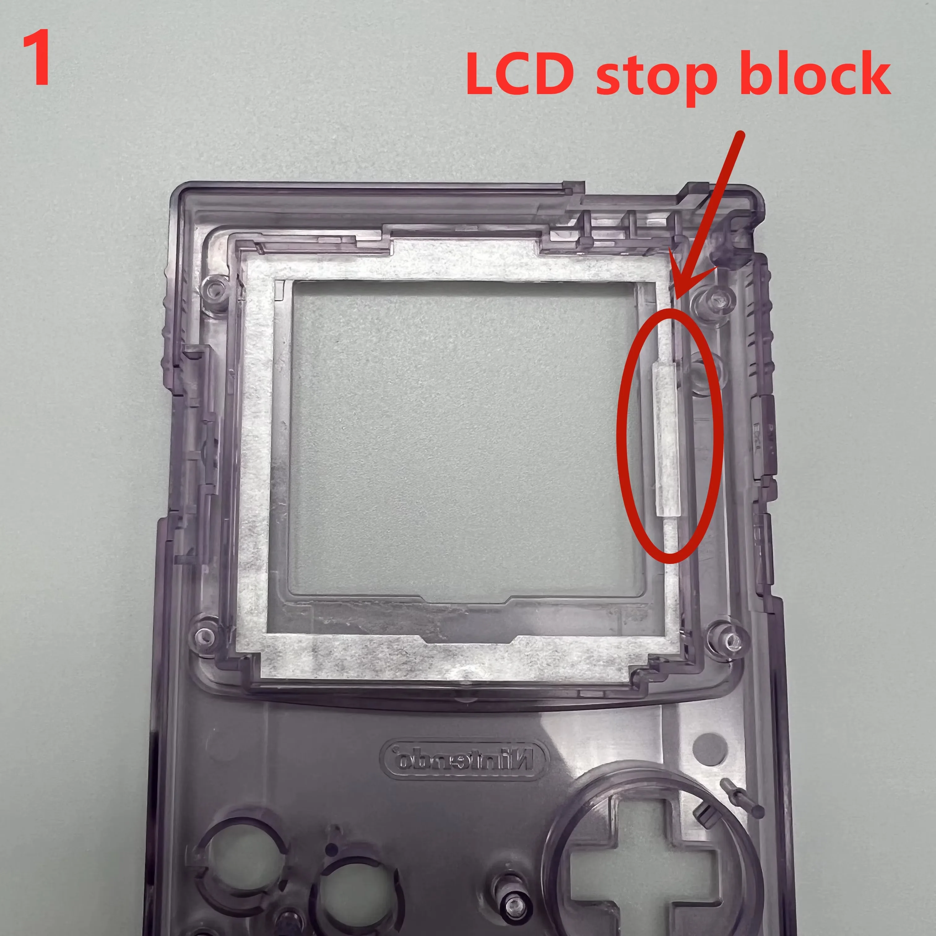 Original Size New 2.45 GBC IPS high Brightness LCD Screen for Nintendo Gameboy Color GBC LCD.No Need To Cut The Shell