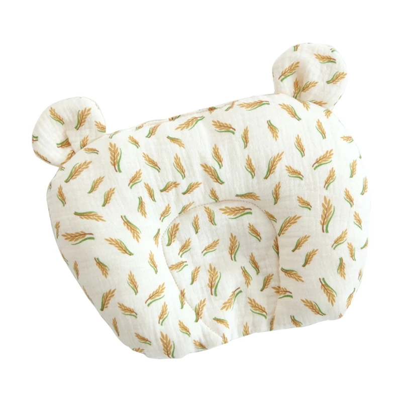 67JC almohada de algodón para bebé, cómoda y duradera para una experiencia de sueño cómoda, regalo