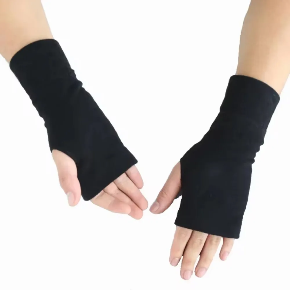 Vrouwen Korte Vingerloze Handschoenen Cosplay Want Unisex Morsmouw Arm Warmer Herenmode Warme Manchet Anime Handschoenen Cosplay Accessoire