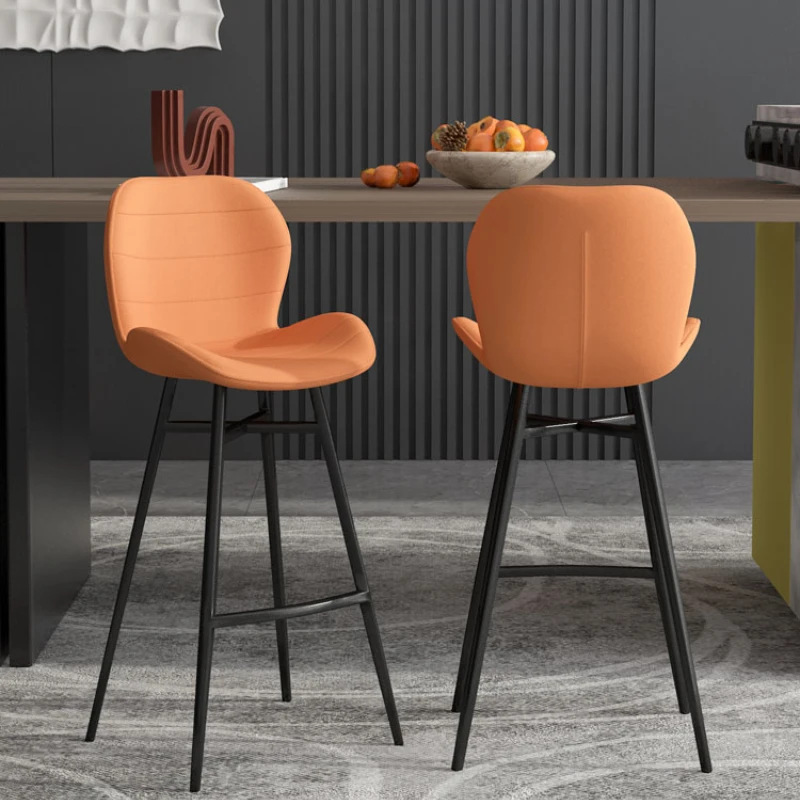 Nordic Home High Stool Internet Celebrity Bar Stool Checkout Page Dedicated Chair Light Luxury Bar Internet Celebrity Stool