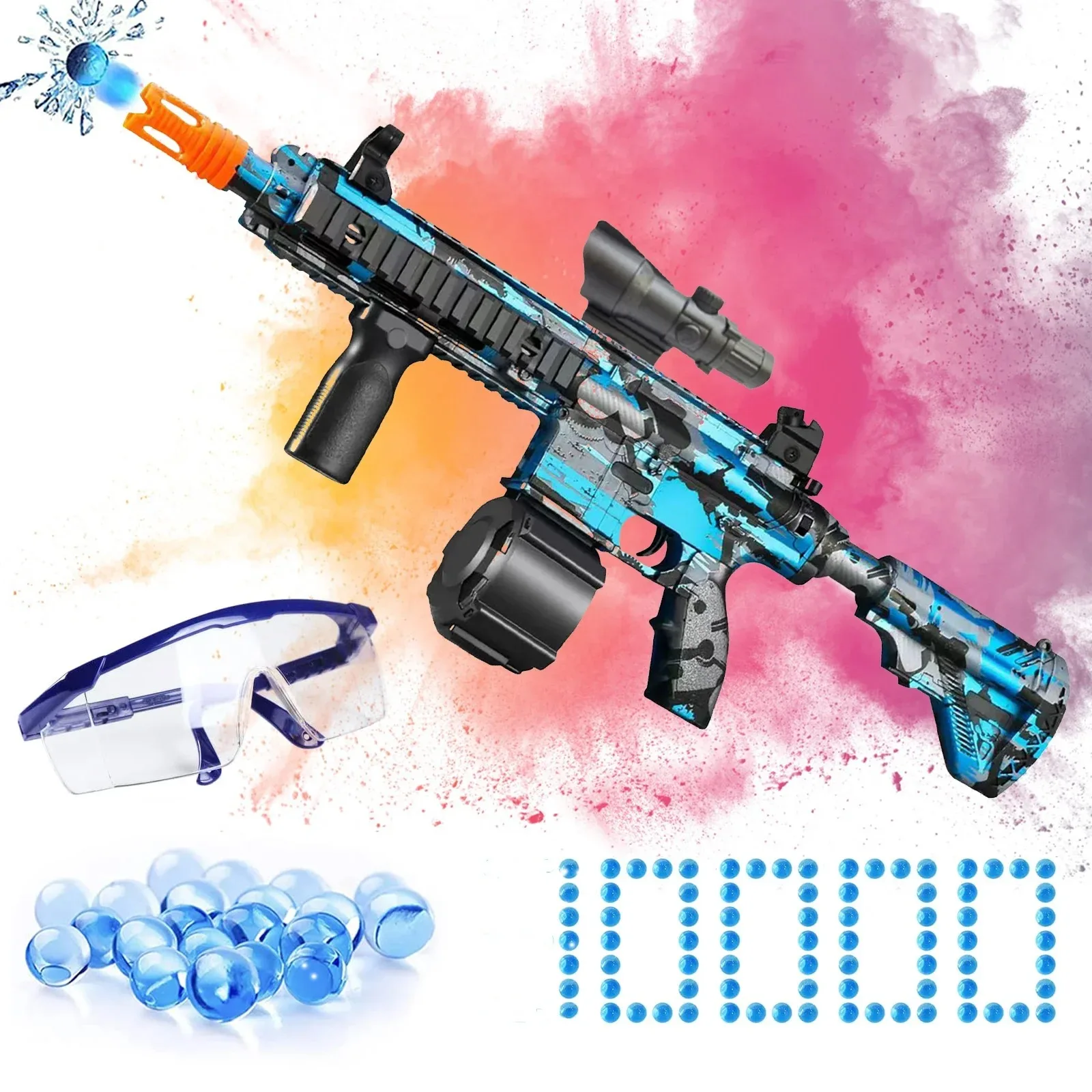Pistola gel M416 Fucile da paintball Il fucile Elettrico Graffiti Arma Paintball Pistola giocattolo Pistola da tiro tattica Giocattolo per bambini adulti