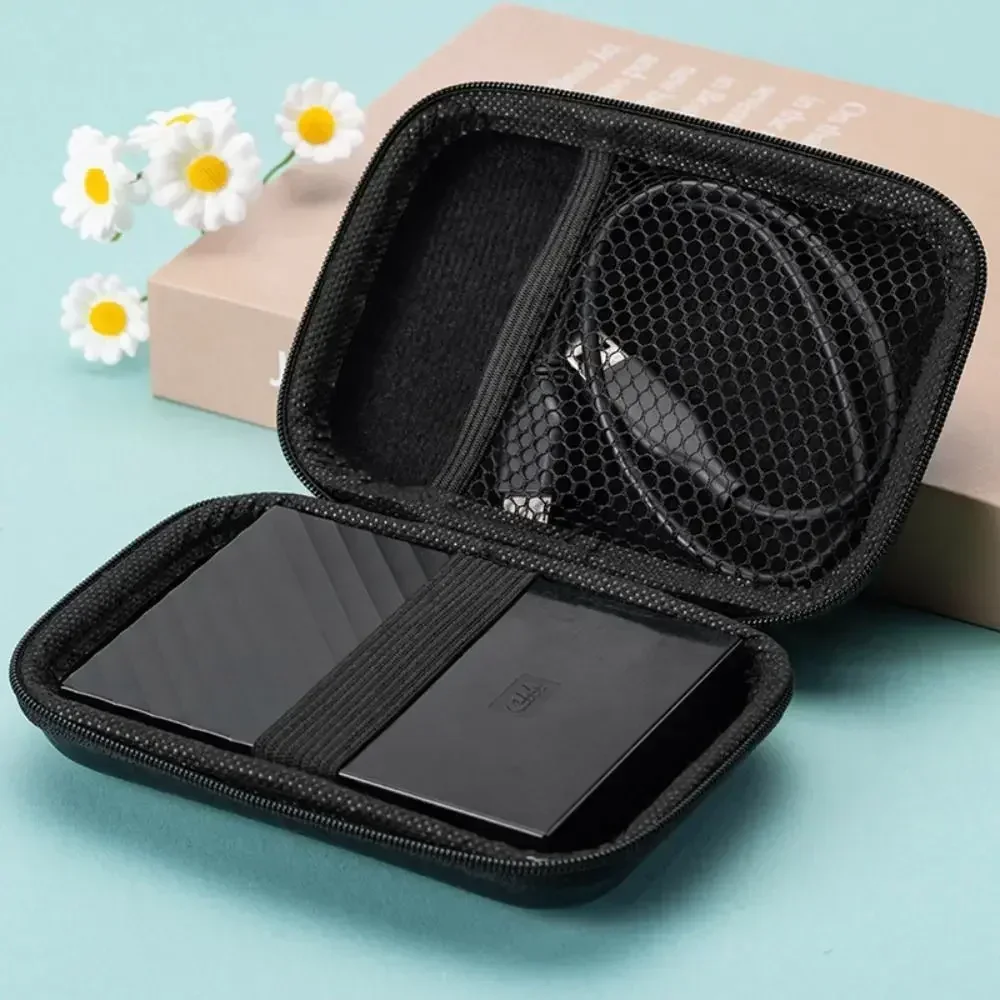 แบบพกพา EVA ชาร์จโทรศัพท์เครื่องโกนหนวดซิปกระเป๋าป้องกันกรณี Hard Disk Data CABLE หูฟังกระเป๋าเก็บกระเป๋า
