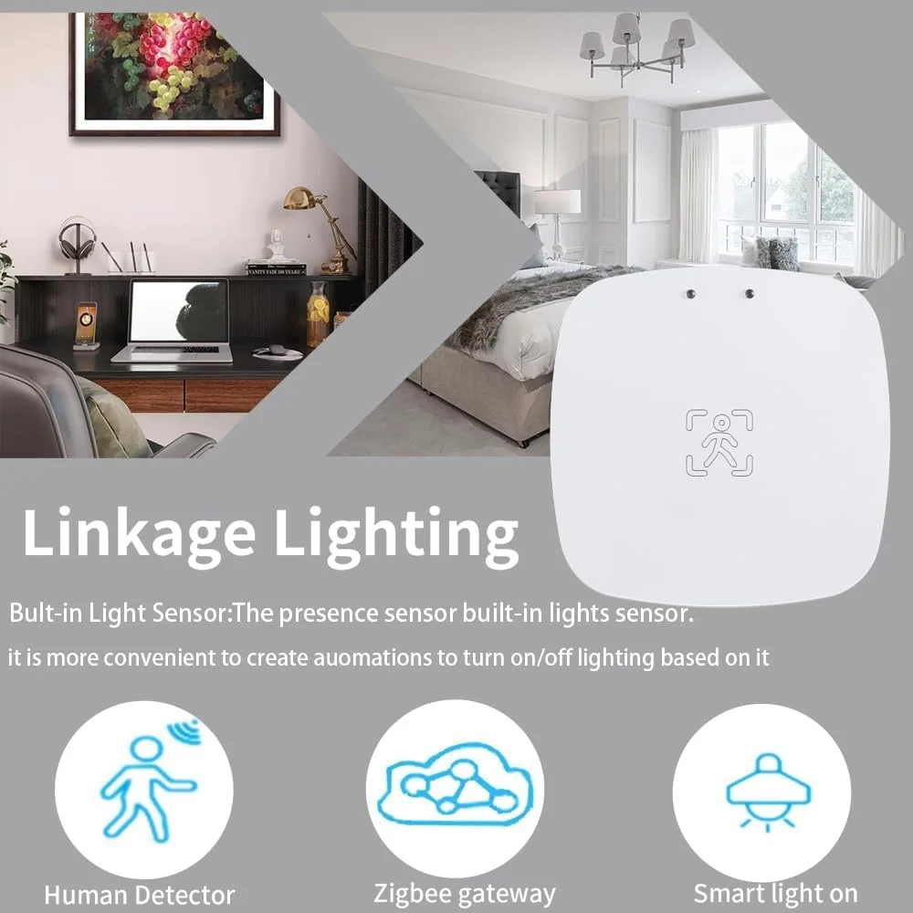 Haozee Tuya WiFi/Zigbee Menselijke aanwezigheidsdetector Smart Menselijk Lichaam PIR Sensor Radar Detector Magnetron Bewegingssensoren