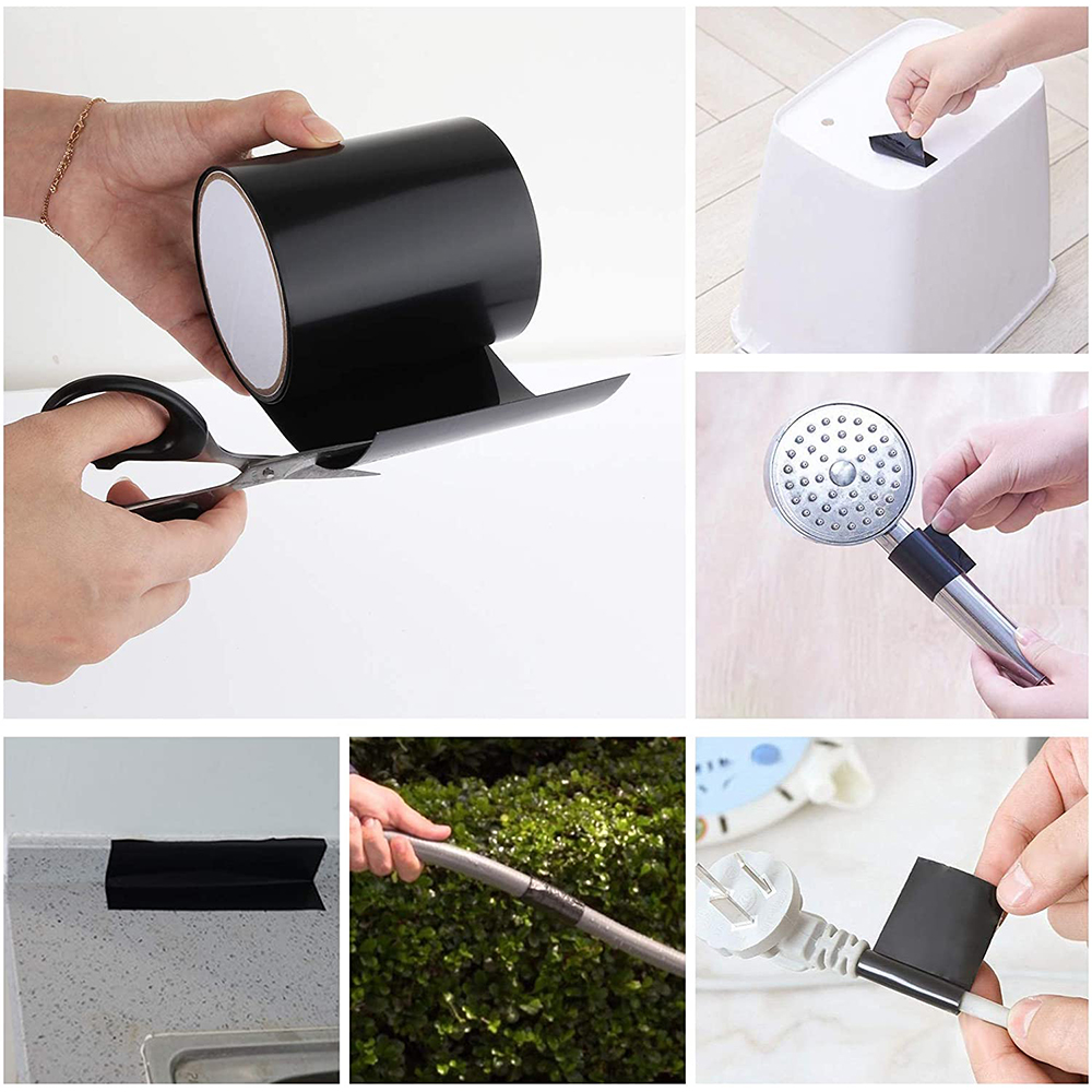 Nastro adesivo super resistente da 10 cm di larghezza, sigillo rapido e patch per perdite, nastro di riparazione impermeabile da 1,5 m per riparazioni di piscine idrauliche