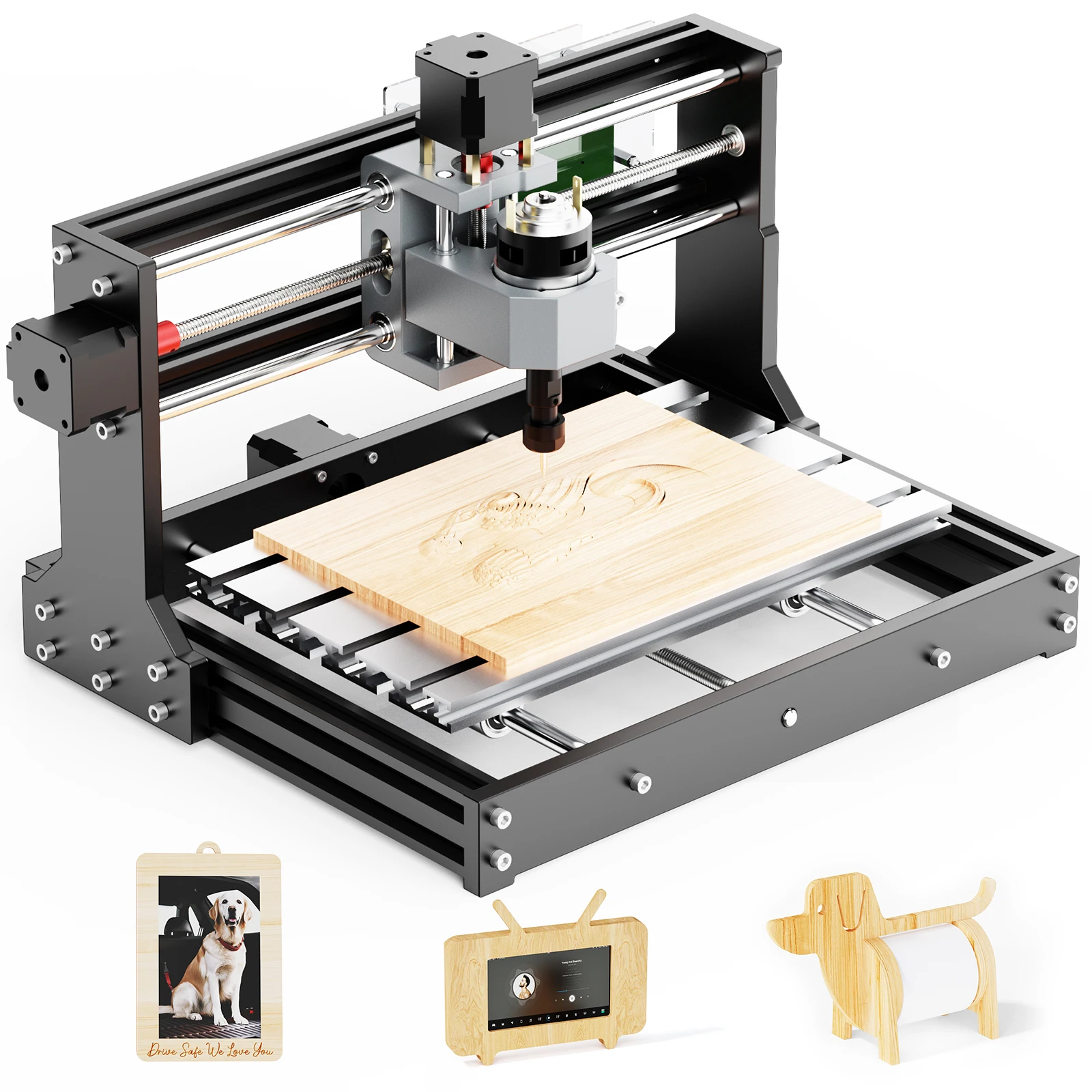 Twotrees TTC3018S Pro CNC máquina de grabado GRBL Control fresadora DIY corte 3 ejes PCB PVC Mini máquina de grabado de madera