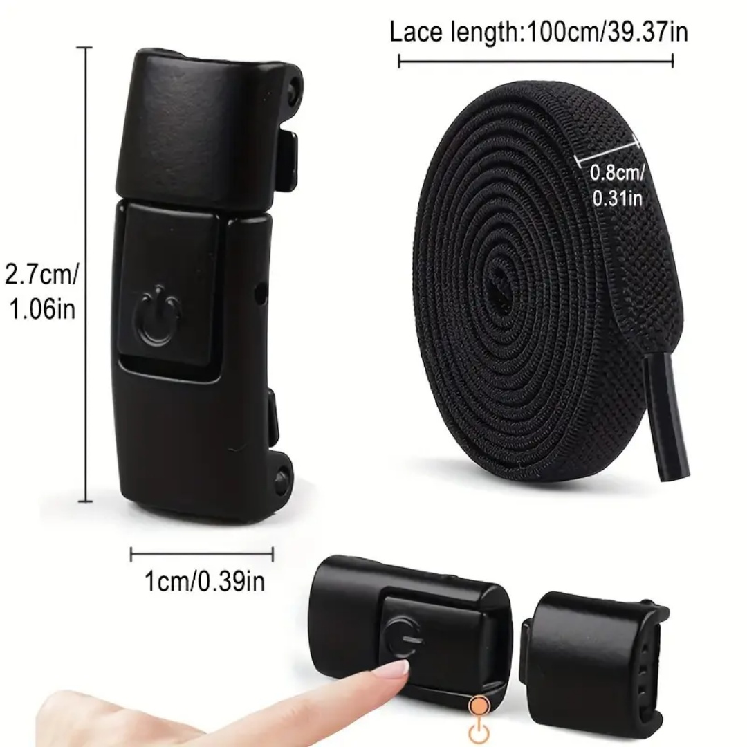 New Press Lock Shoelaces Without ties Gradient Flats Elastic Laces Sneakers Kids Adult No Tie Shoe laces for Shoes Accessories