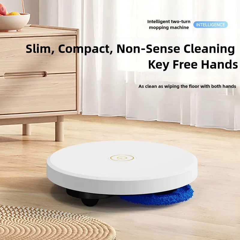 4000Pa Smart Sweeping Robot Double-turn Silent Vacuum Cleaner Sweep Mop Brush 3-in-1 Multi-function Home Cleaning Machine