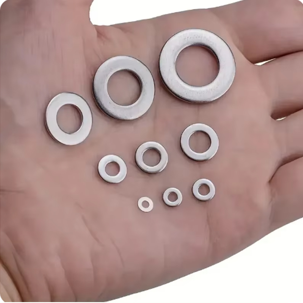 Ensemble de rondelles plates en acier inoxydable 360 304, parfait pour la décoration de la maison, la réparation d'usine, les cuisines, les magasins et plus encore