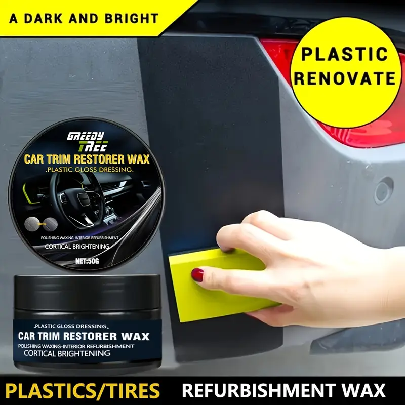Kristalheldere auto-plastic reparatiemiddel - auto-interieur en paneelverlenging wax coatingmiddel autopolijstwas