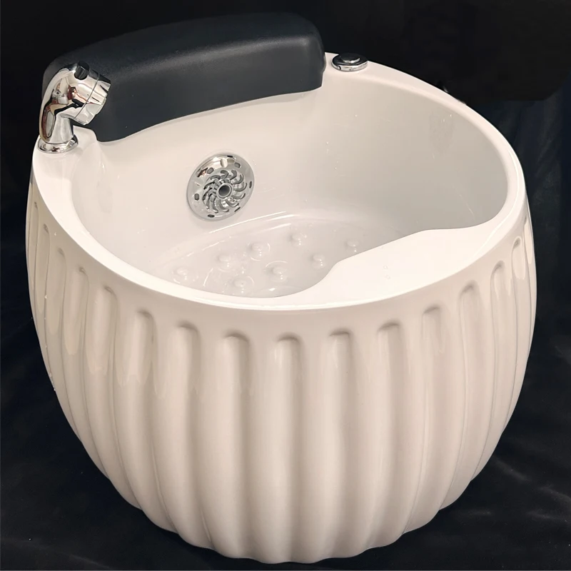 Portátil Fiberglass Pé Bowl com Jet, Pé Bowl, lavar pia